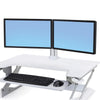 Ergotron Workfit Dual Monitor Kit 3D View Facing Left