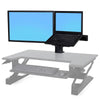 Ergotron Workfit LCD & Laptop Kit With Monitor And Laptop Black