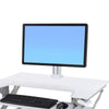 Ergotron Workfit Single HD Monitor Kit Front View Close Up