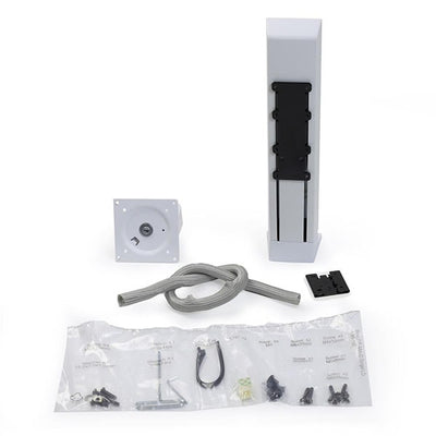 Ergotron Workfit Single HD Monitor Kit White