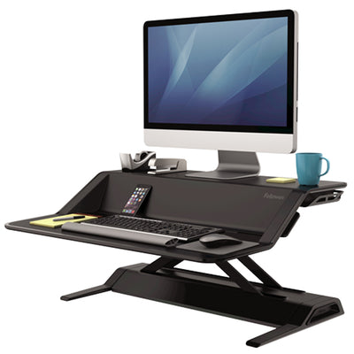 Fellowes Lotus Black 3D View Facing Left