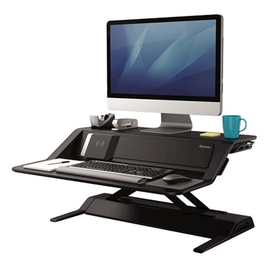 Fellowes Lotus DX Black 3D View Facing Left