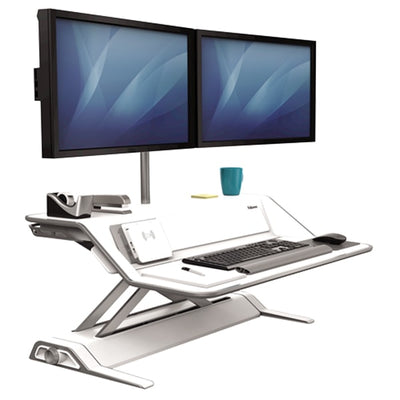 Fellowes Lotus DX White 3D View Dual