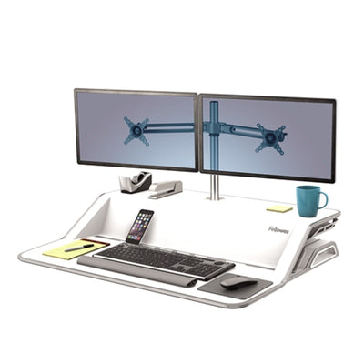 Fellowes Lotus Dual Monitor Arm Kit 3D VIew
