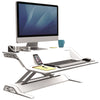 Fellowes Lotus White 3D View Facing Right