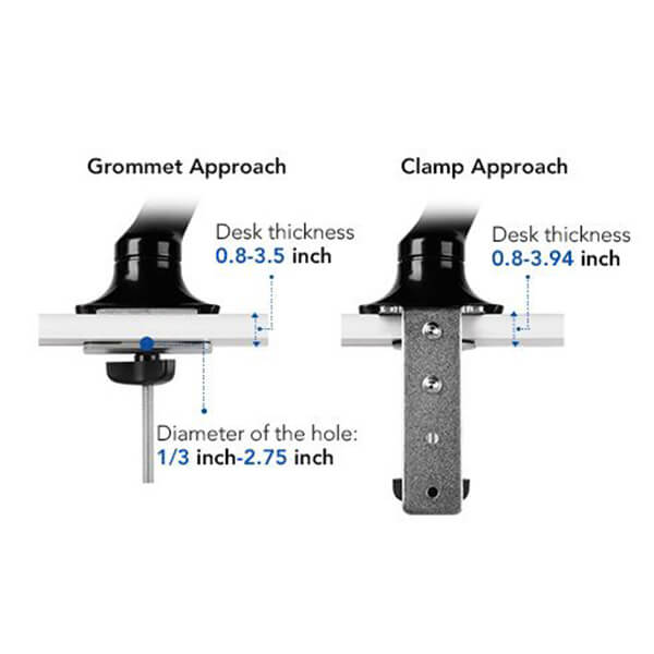 Fleximount Monitor Arms Standing Desk Nation