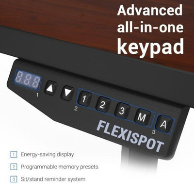 Flexispot Electric Height Adjustable Desk All In One Keypad