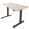 Flexispot Electric Height Adjustable Desk Gray Frame Maple