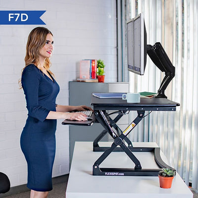 Flexispot F7D Dual Monitor Arm Standing