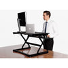 Flexispot M1B 27 inch Standing Desk Converter Standing Facing Left