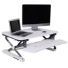 Flexispot M2 35 inch Standing Desk Converter  3D View White