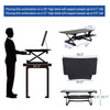 Flexispot M3B 47 Inch Standing Desk Converter Dimensions
