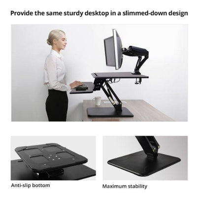 Flexispot M5 Compact Standing Desk Converter Anti Slip