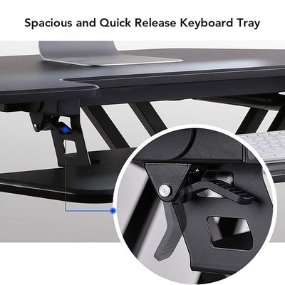 Flexispot M7C 35 Inch Corner Quick Release Keyboard