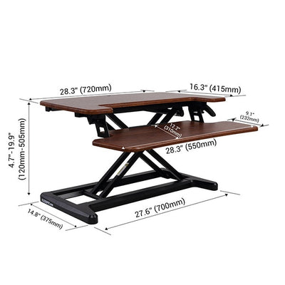 Flexispot M7M 35 inch Alcove Dimension