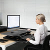 Flexispot M7 28 inch Alcove Standing Desk Converter  Sitting 3D View