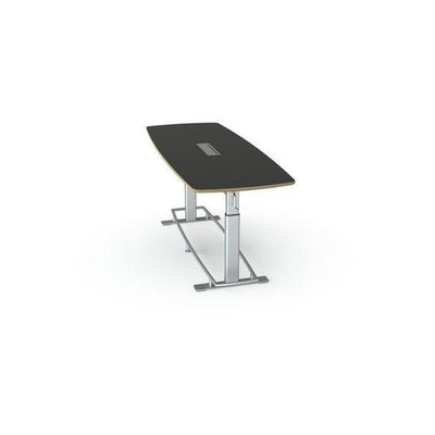 Focal Upright Confluence Standing Conference Table Bundle Matte Black