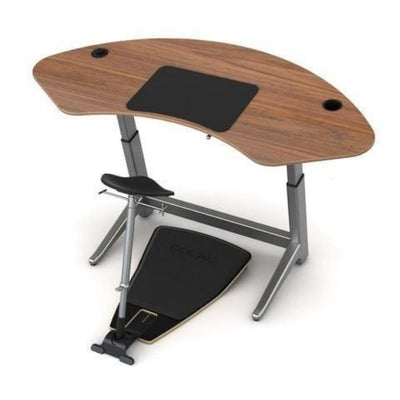 Focal Upright Sphere Standing Desk With Chair And Mat