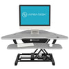 VersaDesk - 48" Power Pro Corner Electric Standing Desk Converter - DISCONTINUED - Standing Desk Nation