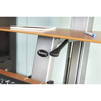 Health Postures Taskmate Go Dual 6352 Cherry Height Lever