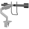 Humanscale M10 With Crossbar And Handle Silver Back Side