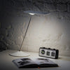 Humanscale Horizon LED Task Light Side View With Book