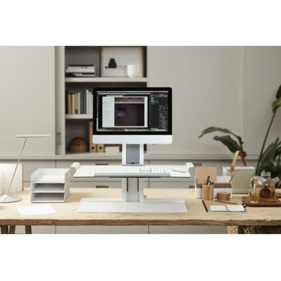 Humanscale QuickStand Dual Monitor Height Adjustable Workstation 3D View