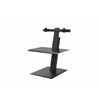 Humanscale QuickStand Eco Height Adjustable Workstation 3D View Dual Monitor Black