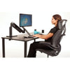 Humanscale QuickStand Lite Height Adjustable Workstation Front View Sitting