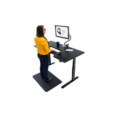 IMovR Lander Standing Desk with SteadyType Keyboard 3D View