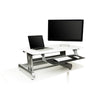 InMovement Standing Desk Converter DT2 3D View White
