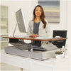 InMovement Standing Desk Converter DT2 Back view On The Office