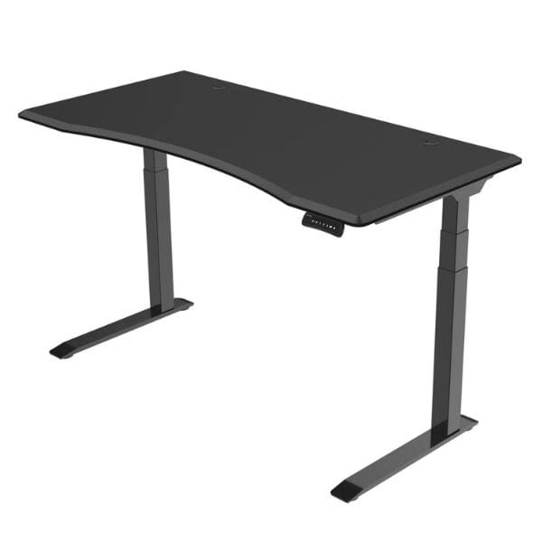 Inmovement Unsit Height Adjustable Standing Desk Black Frame Black Top