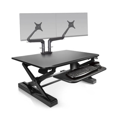 Innovative Winston Desk 2 - 36 Dual Monitor 3D View Transparent