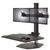 Innovative Winston Workstation Dual Monitor Sit Stand Black