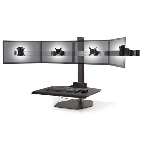 Computer desk shop for 4 monitors