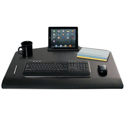 Innovative Winston Workstation Triple Monitor Sit Stand Keyboard Tray