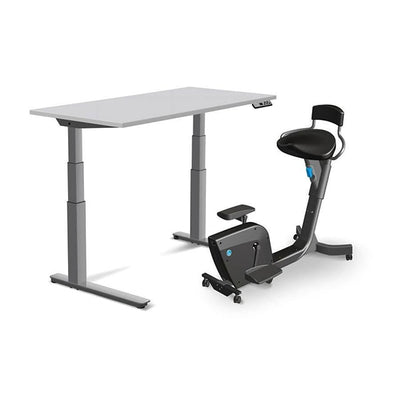 Lifespan Solo Under Desk Bike 3D View Beside Desk