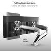 Loctek D7D Dual Monitor Adjustable Arm