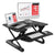 Loctek LXR30 Standing Desk Converter 3D View Black
