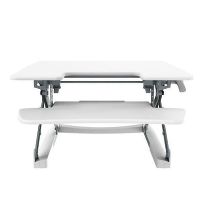 Loctek LXR30 Standing Desk Converter Front View White