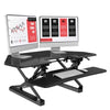 Loctek LXR41 Corner Standing Desk Converter Dual Monitor