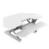 Loctek LXR41 Corner Standing Desk Converter 3D View White