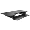 Loctek LXR48 Standing Desk Converter 3D View Black Collapsed