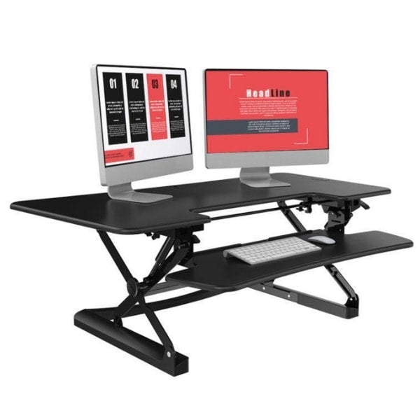 Loctek LXR48 Standing Desk Converter Dual Monitor