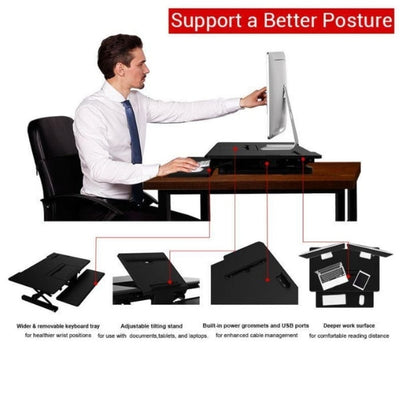 Loctek PL36 Standing Desk Converter Better Posture