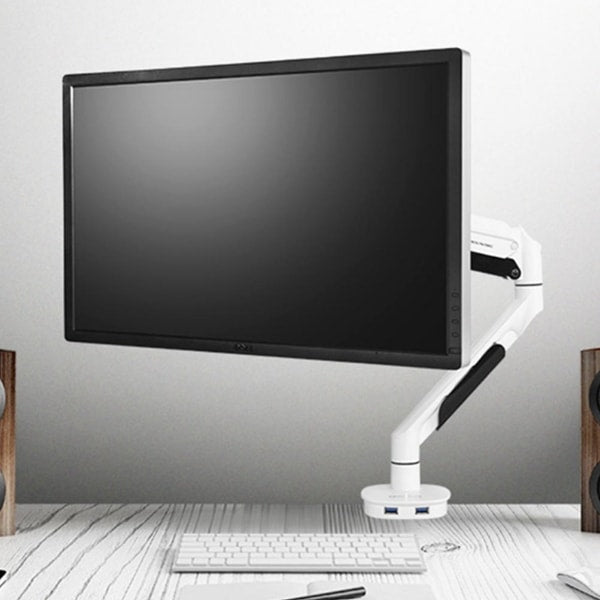 Loctek Q7 Single Monitor Arm Facing Left