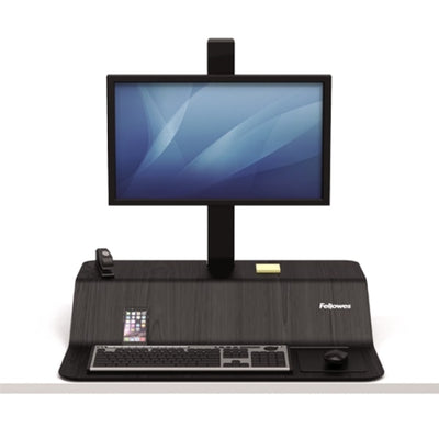 Lotus VE Sit Stand Workstation Front View