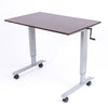 Luxor 48 Crank Adjustable Stand Up Desk 3D View