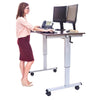 Luxor 48 Crank Adjustable Stand Up Desk 3D View Standing